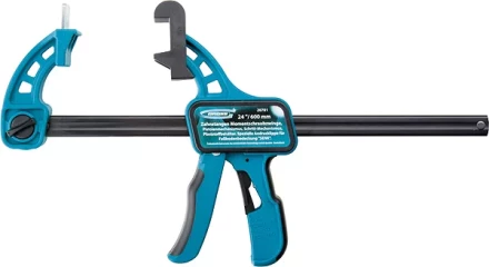 Струбцина реечная быстрозажим, пистолетного типа, пошаг. мех. пласт. корп. 24&quot; (600 мм) GROSS 20701 купить в Екатеринбурге