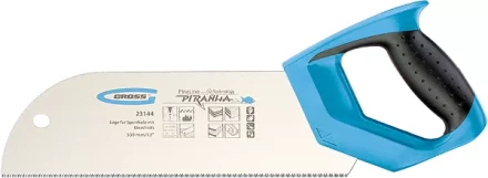 Пила для фанеры с запилом PIRANHA,300 мм/12",11-12 TPI,зуб 3D,каленый зуб,двухкомп.рукоятка GROSS 23144 купить в Екатеринбурге