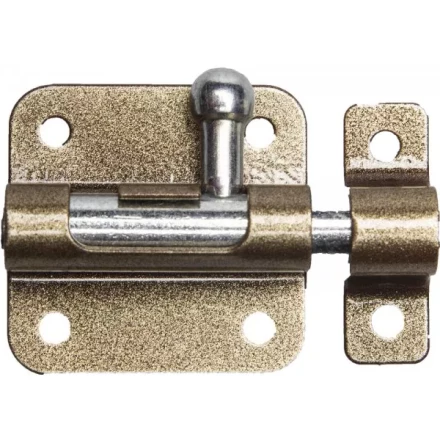 Задвижка накладная для окон и мебели &quot;ШП-10 КМЦ&quot;, цвет коричневый металлик/цинк, 30мм 37743-30 купить в Екатеринбурге