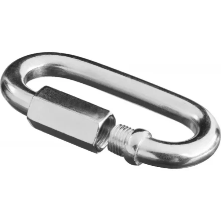 Карабин ЗУБР винтовой с муфтой, оцинкованный, 4мм, 1 шт 4-304536-04 купить в Екатеринбурге