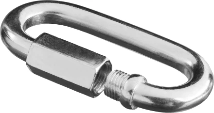 Карабин ЗУБР винтовой с муфтой, оцинкованный, 4мм, 1 шт 4-304536-04 купить в Екатеринбурге