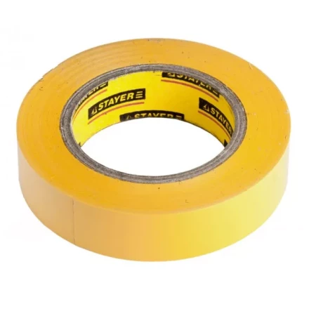 Изолента, STAYER Profi 12292-Y-15-10, ПВХ, на карточке, 15 мм х 10 м х 0,18мм, желтая 12292-Y-15-10 купить в Екатеринбурге