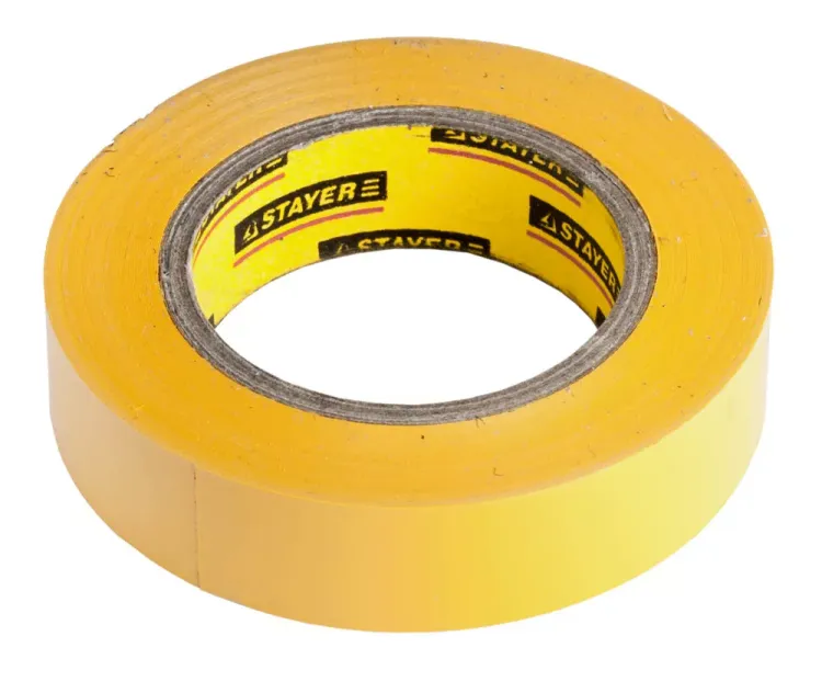 Изолента, STAYER Profi 12292-Y-15-10, ПВХ, на карточке, 15 мм х 10 м х 0,18мм, желтая 12292-Y-15-10 купить в Екатеринбурге