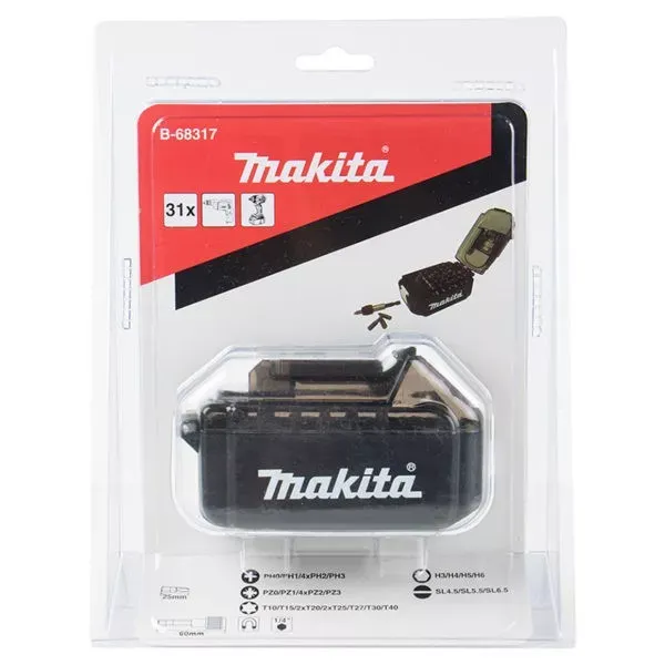 Набор бит 31 шт Makita B-68317 купить в Екатеринбурге