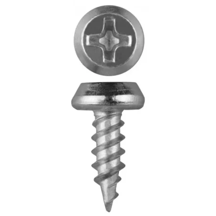 Саморезы ЗУБР &quot;МАСТЕР&quot; оцинкованные, для крепления лист. металла до 0.9мм, полуцилиндр. головка, 3.5x11мм, 1200шт 4-300121-35-11 купить в Екатеринбурге