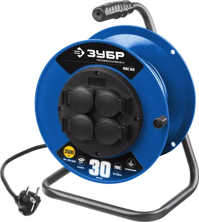 Профессиональные удлинители на пластиковой катушке ПВС 315 силовые серия ПРОФЕССИОНАЛ купить в Екатеринбурге