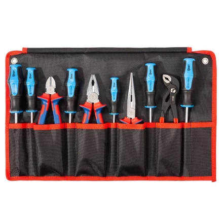 Набор слесарно-монтажного инструмента КВТ НИС-06, 10 предметов (92068) купить в Екатеринбурге