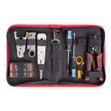 Набор КВТ LAN-8 для работ с сетевым кабелем (90348) купить в Екатеринбурге