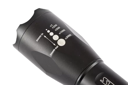 Фонарь 3 W CREE LED зум 3 режима 100% - 50% - стробоскоп ремешок 160 Лм 200 м 3хААА Stern 90581 купить в Екатеринбурге