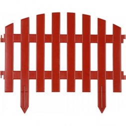 Забор декоративный GRINDA &quot;АР ДЕКО&quot;, 28x300см, терракот 422203-T