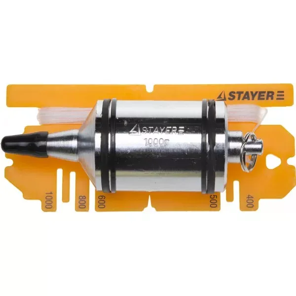 Отвес STAYER "PROFI" строительный со шнуром, с противоударными ободками, 1000 г 06352-100 купить в Екатеринбурге