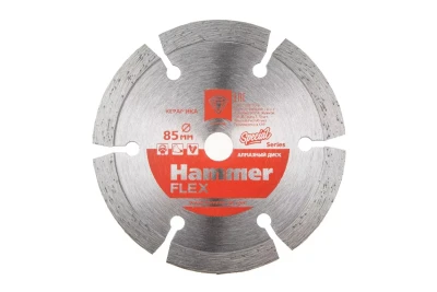 Круг алмазный HAMMER 206-236 Ф10х85мм сегментый по кирпичу