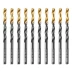 Сверло по металлу, 5,5 мм, HSS-Tin, Golden Tip, 10 шт. Denzel 717214 купить в Екатеринбурге