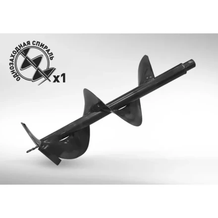 Шнек для грунта D 150мм d посадки 20 мм длина 800мм GDB-150 CARVER купить в Екатеринбурге