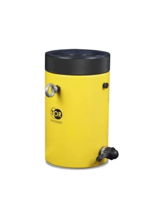 Домкрат гидравлический TOR HHYG-100150LS (ДГ100П150Г) 100 т с фиксирующей гайкой 1004739 купить в Екатеринбурге