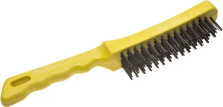 Щетка STAYER "MASTER" проволочная стальная с пластмассовой ручкой, 5 рядов 35015-5 купить в Екатеринбурге