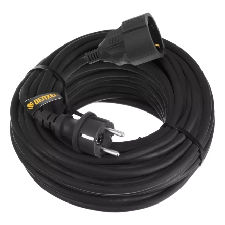 Удлинитель-шнур силовой Denzel Top Series 37420, КГТТ, 20м, 1 розетка, 3 x 1,5 мм, 3 м купить в Екатеринбурге