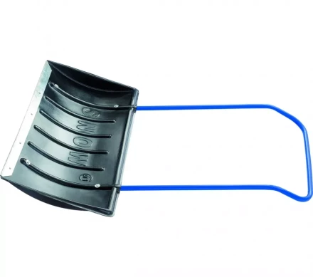 Движок для снега 750 х 405 х 1,1 мм пластиковый П-образная ручка СИБРТЕХ 61594 купить в Екатеринбурге