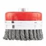 Щетка для УШМ Heavy Duty, 100 мм, М14, "чашка", крученая металлическая проволока  MATRIX 74672 купить в Екатеринбурге