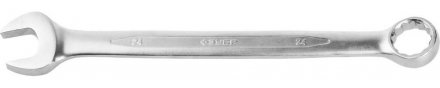 Ключ ЗУБР &quot;ПРОФИ&quot; гаечный комбинированный, Cr-V сталь, хромированный, 24мм 27022-24 купить в Екатеринбурге