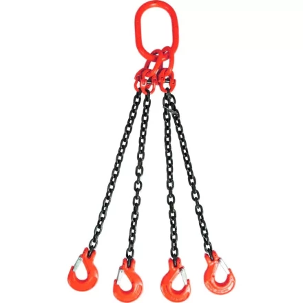 Строп цепной TOR 4СЦ г/п 3,15 т 6,0 м с самозакрывающимися крюками 1018340 купить в Екатеринбурге
