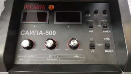 Полуавтоматический сварочный аппарат инверторный Ресанта САИПА-500 купить в Екатеринбурге