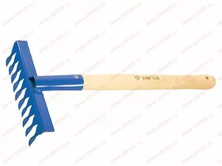 Грабли витые 6-зубые 110 мм с рукояткой 300 мм СИБРТЕХ Россия 61758 купить в Екатеринбурге