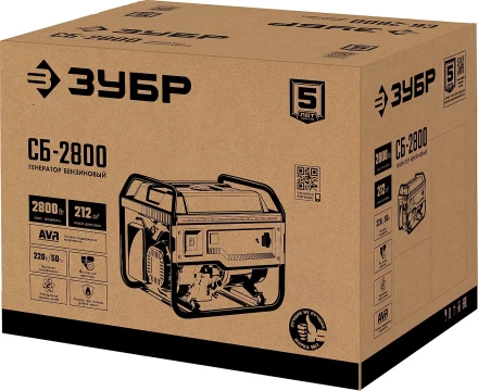 ЗУБР 2800 Вт, бензиновый генератор (СБ-2800) купить в Екатеринбурге