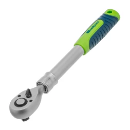 Ключ-трещотка телескопический 1/2&quot;, 300-430 мм, 72 зуба, с быстрым сбросом// Сибртех 14077