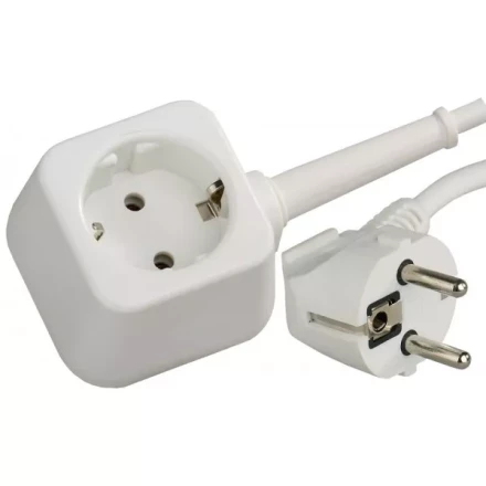 Удлинитель-шнур, 5 м, 3500 Вт, 1 гнездо, ПВС 3x1 мм2, СВЕТОЗАР SV-55013-5 купить в Екатеринбурге