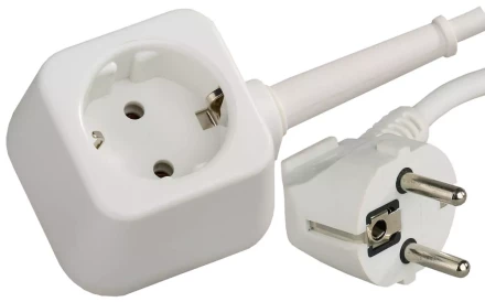 Удлинитель-шнур, 5 м, 3500 Вт, 1 гнездо, ПВС 3x1 мм2, СВЕТОЗАР SV-55013-5 купить в Екатеринбурге