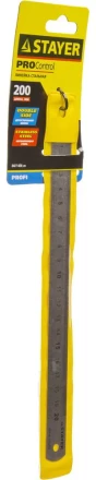 Линейка STAYER &quot;PROFI&quot; нержавеющая, двухсторонняя гравированная шкала, 0,2м 3427-020_z01 купить в Екатеринбурге