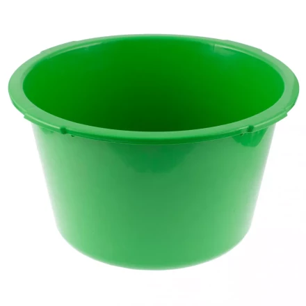 Таз круглый строительныйй зеленый 30 л Россия Сибртех 81456 купить в Екатеринбурге