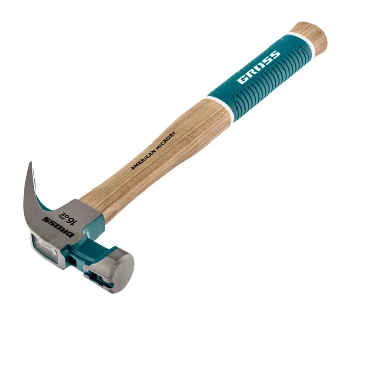 Молоток-гвоздодер с магнитом GROSS AMERICAN HICKORY 450 г угол 75 обрезиненная рукоятка 10418 купить в Екатеринбурге