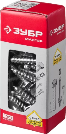 Шурупы ЗУБР &quot;МАСТЕР&quot; с шестигранной головкой, оцинкованные, 10x50мм, 45шт 4-300451-10-050 купить в Екатеринбурге