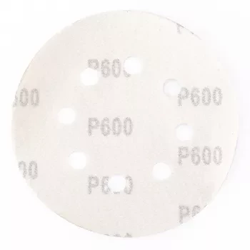 Круг абразивный на ворсовой подложке под липучку перфорированный P 320 125 мм 5 штук MATRIX 73813 купить в Екатеринбурге