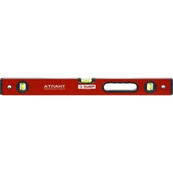 Уровень ЗУБР &quot;МАСТЕР&quot; &quot;УС - 5&quot; коробчатый усиленный, фрезерованный, 3 глазка, крашенный, с ручками, 60см 34585-060