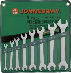Набор ключей рожковых 6-22мм 8предметов Jonnesway W25108S 
