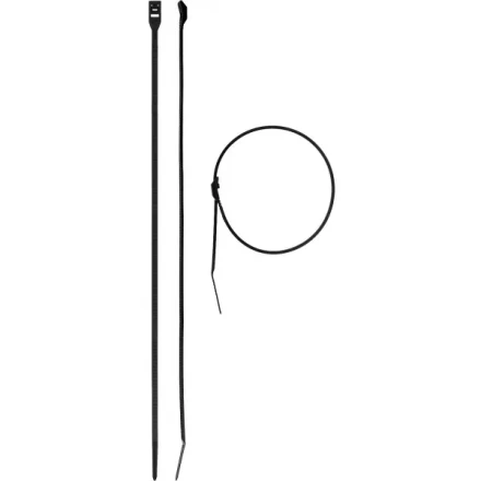 Кабельные стяжки черные КОБРА, с плоским замком, 4.6 х 255 мм, 25 шт, нейлоновые, ЗУБР 30935-46-255 купить в Екатеринбурге