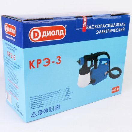 Краскораспылитель электрический Диолд КРЭ-3 купить в Екатеринбурге