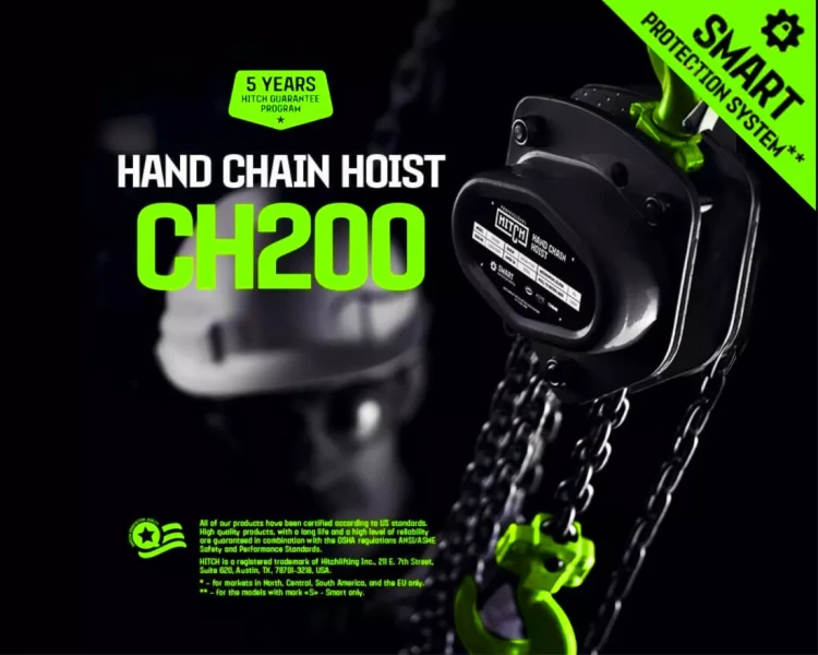 Таль ручная цепная HITCH CH200-G, 5 т, 6 м. Гальваническая цепь купить в Екатеринбурге