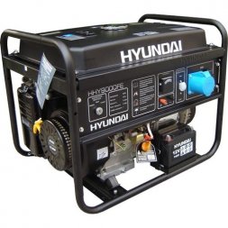 Бензогенератор Hyundai HHY 9000FЕ + колеса