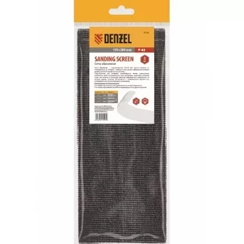 Сетка абразивная DENZEL P 150 115х280мм 5 шт 75175 купить в Екатеринбурге