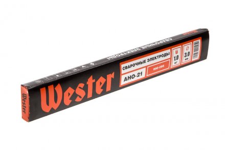 Электроды для сварки WESTER АНО-21, 3.0 мм, 1 кг купить в Екатеринбурге