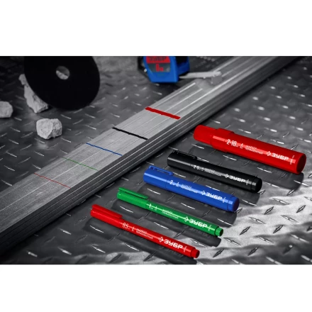 ЗУБР МП-1000К чёрный, 2-10 мм, клиновидный перманентный маркер (06333-2) купить в Екатеринбурге