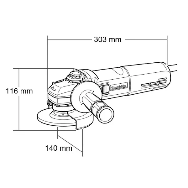 Углошлифовальная машина MAKITA GA5040C купить в Екатеринбурге