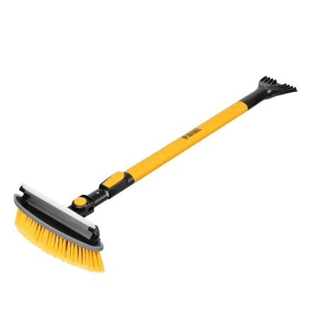 Щетка-сметка со скребком, телескоп, поворотная голова, водосгон 950-1320 мм Denzel 55327 купить в Екатеринбурге