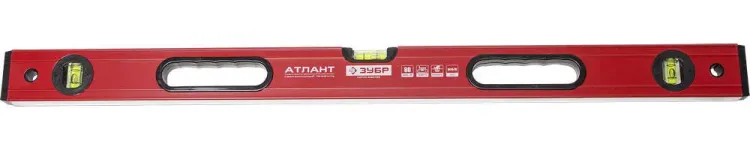 Уровень ЗУБР "МАСТЕР" "УС - 5" коробчатый усиленный, фрезерованный, 3 глазка, крашенный, с ручками, 80см 34585-080 купить в Екатеринбурге