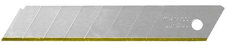 Лезвие "SOLINGEN" сменное, KRAFTOOL 09606-TIN-18-S5, сегментиров, нитрид титана, многоуровневая закалка, 15 сегментов, 18мм, 5шт 09606-TIN-18-S5_z01 купить в Екатеринбурге