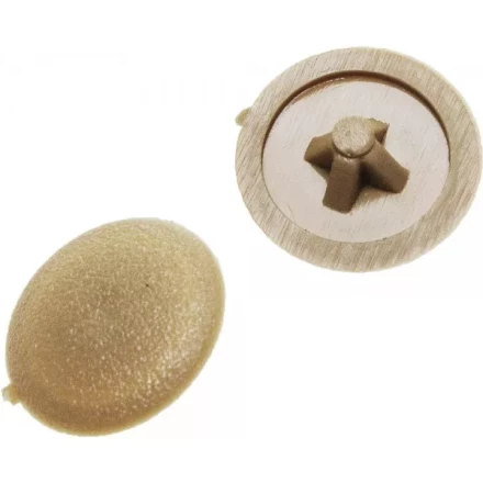 Заглушка декоративная ЗУБР под шуруп, цвет сосна, шлиц №2, ТФ6, 40шт 4-308156-4 купить в Екатеринбурге